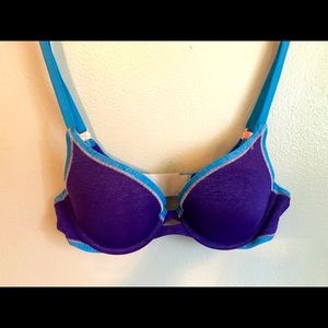 Victoria’s Secret purple push up bra 32B